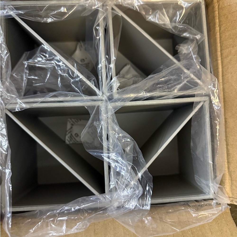4 Canvas Pencil Cup Gray - Brightroom™